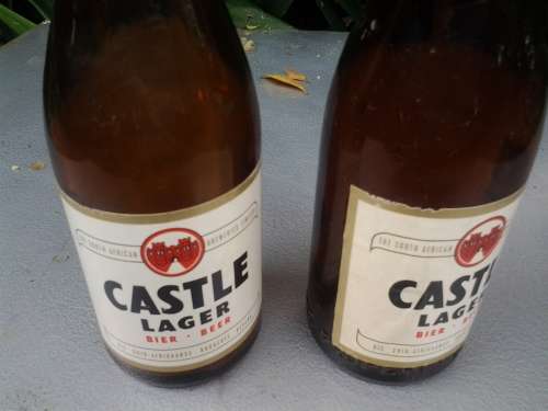 antique beer bottles